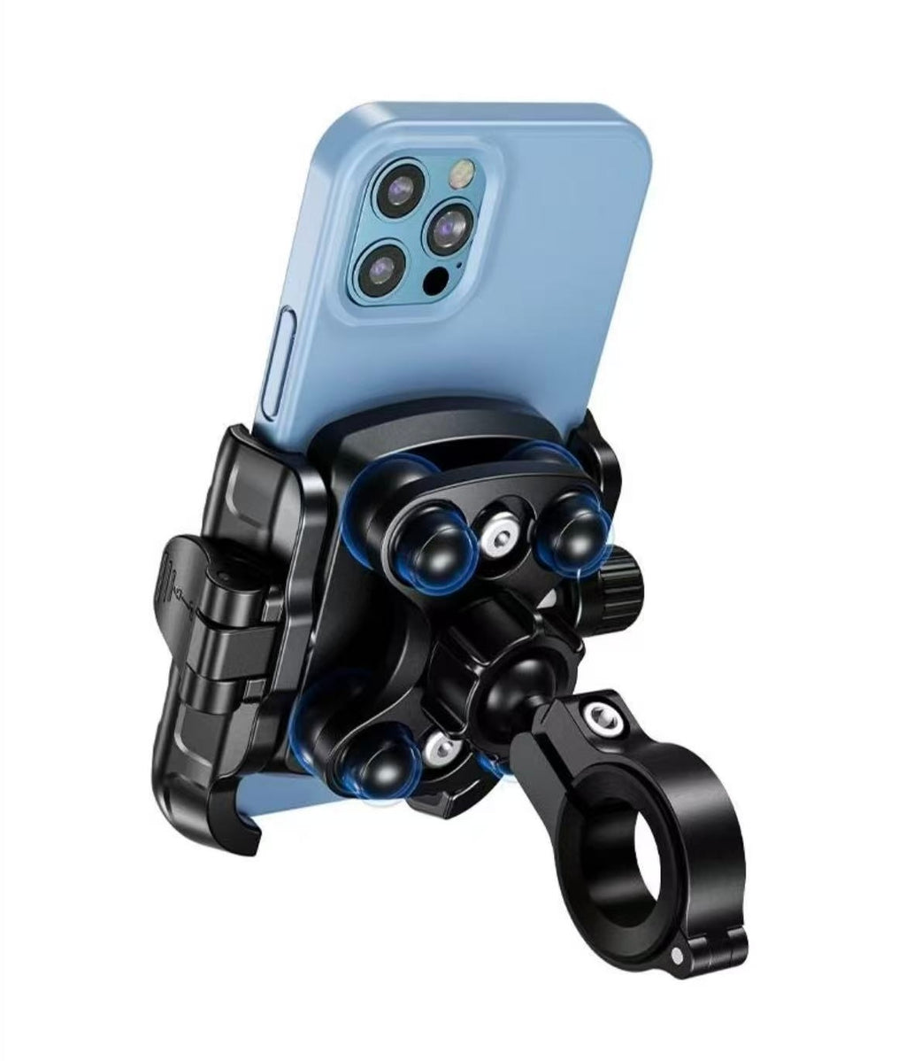 Damping phone holder