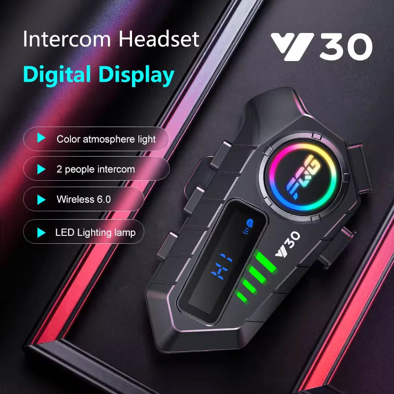 Y30 Motorcycle Helmet Bluetooth Intercom