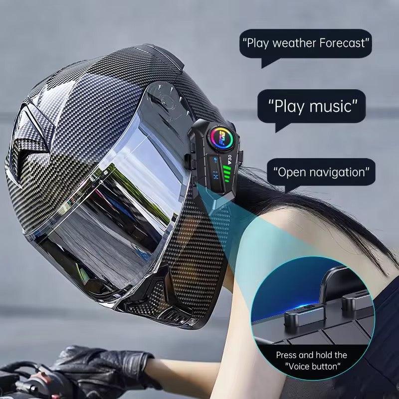 Y30 Motorcycle Helmet Bluetooth Intercom