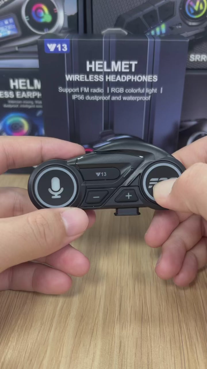 Helmet Blutooth headphone